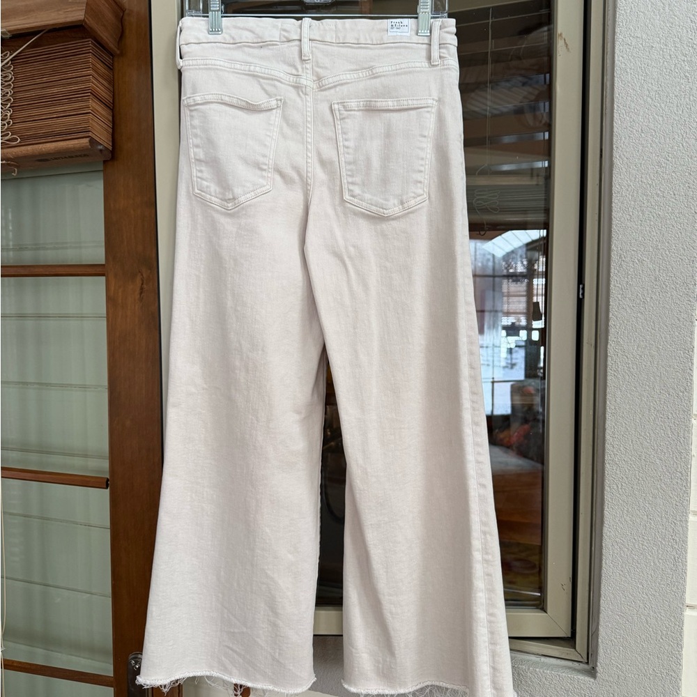 Frank & Eileen Cream Flare Jeans - Picture 4 of 4